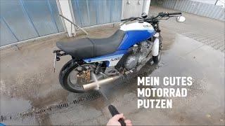 Wie ich mein Motorrad putze  Moto Vlog [upl. by Azrim399]