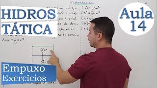 Hidrostática  Aula 14 Empuxo  Exercícios de Aprofundamento [upl. by Chil]