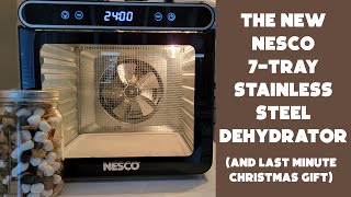 Nescos New Quiet Stainless Steel Dehydrator amp LastMinute Gift Idea with Dehydrated Marshmallows [upl. by Yenitsed]