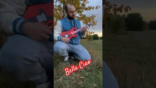 quotBella Ciaoquot on a Toy Guitar  music cover [upl. by Aufmann]