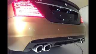 LorinserS70 60 V12 BiTurbo  Exhaust [upl. by Hoon759]