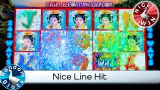 Triple Fortune Dragon Slot Machine Nice Win [upl. by Yendic]