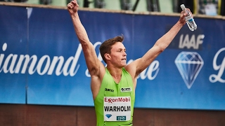 Karsten Warholm 400m 4597  National Indoor Championschips 2017 [upl. by Reynold]