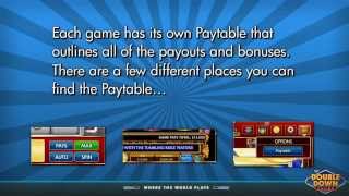 DoubleDown Casino Whats in a Paytable [upl. by Doroteya]