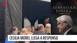 Cecilia Morel llega a responso por la muerte del expresidente Sebastián Piñera en Lago Ranco [upl. by Dnalyar402]