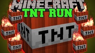 Minecraft TNT RUN PARKOUR AND RUN FOR YOUR LIFE OR DIE MiniGame [upl. by Onaicram525]