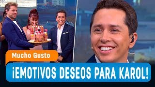 Las emotivas palabras que el panel le dedicó a Karol Lucero en su cumpleaños  Mucho Gusto 2019 [upl. by Thorner]