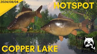 SUPER Active Hotspot Copper Lake Russian Fishing 4 [upl. by Atok]