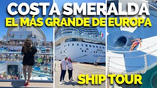 🚢 Mi experiencia en un MEGA CRUCERO por el mar mediterráneo  COSTA SMERALDA [upl. by Grous]