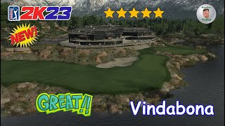 PGA Tour 2K23  Vindabona  Showcase with Flyover [upl. by Korney]