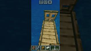 I build a small board trending minecraft shorts build minecraftpe [upl. by Arevle]