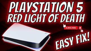 PS5 SLIM RED LIGHT OF DEATH  EASY FIX December 2024 [upl. by Kenward679]