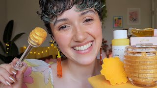 ASMR 🍯 Honey Glow Spa Treatment layered sounds skincare rp personal attention [upl. by Ardua]