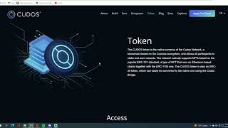 My honest review on Cudos crypto token crypto cudos CUDOSCRYPTO [upl. by Vtehsta]