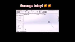 Solidworks bossage balayé lofted boss [upl. by Arayc]