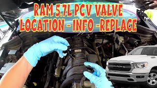 🔧 How to Replace PCV Valve on Ram Hemi 57L  Easy Tutorial 🚗💡 [upl. by Mattah]