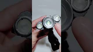 Adjustable Head Torch Flashlight Rechargeable 3 Headed 3 in 1 Movable Torchytshorts gadgets [upl. by Wexler]