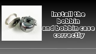 Step7 How to Install the Bobbin amp Bobbin Case Correctly  Honpo Embroidery Machine Tips [upl. by Epilef]