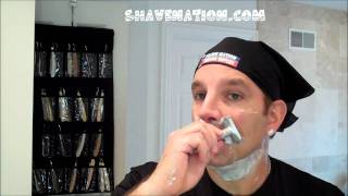 Merkur Futur Adjustable Safety Razor Shave and Review [upl. by Wester64]