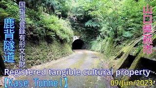 Registered tangible cultural property【Kase Tunnel】 Hagi City Yamaguchi Pref 09062023 [upl. by Ahsieit]