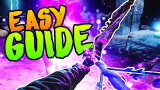 BEST VOID BOW UPGRADE GUIDE EASY Black Ops 3 Zombies Der Eisendrache Easter Egg Guide Purple Skull [upl. by Suciram]