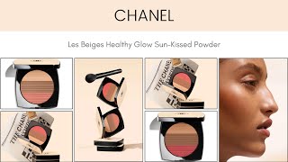 CHANEL Les Beiges Healthy Glow Sun Kissed Powder [upl. by Aay]