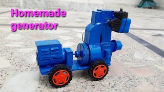 How to make Mini Generator  electric generator  science project  carboard generator  Tech Toyz [upl. by Hamilah]