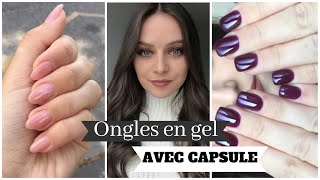 ONGLES EN GEL AVEC CAPSULE FACILE  TUTO  Produits nécessaire  💅🏼 [upl. by Maril546]