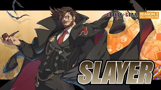 GUILTY GEAR STRIVE Season Pass 3 Playable Character 4 Slayer Trailer [upl. by Runkle]