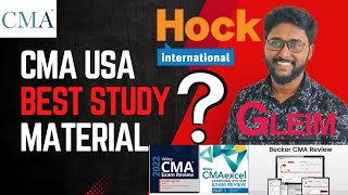 Best Study Material For CMA USA  Hock or Wiley or Gliem [upl. by Eecrad]