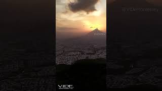 Atardecer de Monterrey Nuevo León México del 19 de julio de 2024 visto dese el Cerro de la Silla [upl. by Lotsirhc621]