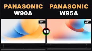 2024 Worlds Smallest TV With BuiltIn Soundbar Panasonic Unveils W90A vs W95A Full Comparison [upl. by Annaoy]