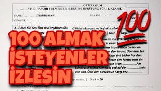 11Sınıf Almanca 1Dönem 2Yazılı [upl. by Samford817]