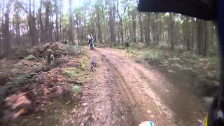 Trail riding at Buckland TasmaniaMOV [upl. by Rico]