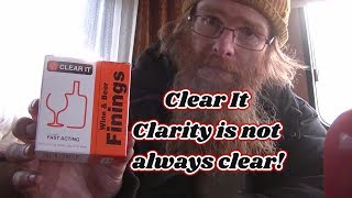 Youngs CLEAR IT finings  when clarity is not clear [upl. by Talbert]