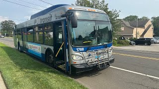 CTtransit 2017 New Flyer Industries XD40 1788 Ride on route 201 [upl. by Kennett]