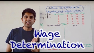 Wage Determination in a Perfectly Competitive Labour Market [upl. by Hannie]