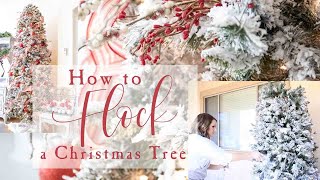 How to Flock A Christmas TreeThe Cheap Way [upl. by Desberg]