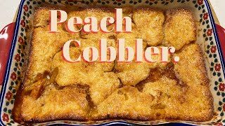 Top Winning Peach Cobbler Recipe [upl. by Aennyl]