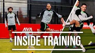 Inside Training GOALS GALORE from Nunez amp AlexanderArnold  Liverpool FC [upl. by Akessej574]