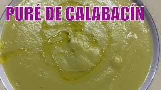 Puré de calabacín con Thermomix  Crema de Calabacín [upl. by Eigger]