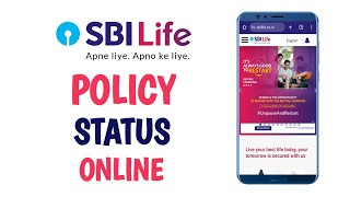 How to Check SBI Life Policy Status Online  How to Check SBI Life Insurance Policy Details Online [upl. by Keon]