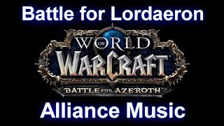 Battle for Lordaeron Music Alliance  Warcraft Battle for Azeroth Music [upl. by Akihdar]