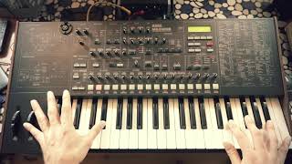 Korg MS2000  Synth Strings amp Ambient Atmos demo [upl. by Armahs]