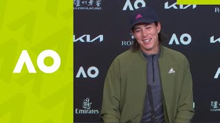 Garbine Muguruza quotThe difference was one pointquot 4R press conference  Australian Open 2021 [upl. by Blank]