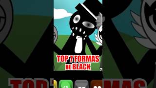 TODAS las FORMAS del SOMBRERO BLACK de SPRUNKI INCREDIBOX 👑 [upl. by Hasin]