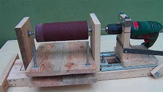 El Yapımı Rulo Zımpara  Pt4  4 in 1 Drill Press Build  Thickness Sander Homemade [upl. by Caldeira]