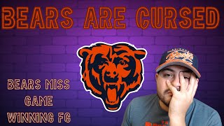 Bears fan reacts to missed FG against Packers [upl. by Briny]