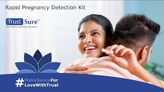 Trust Sure Rapid Pregnancy Test Kit [upl. by Cindelyn]