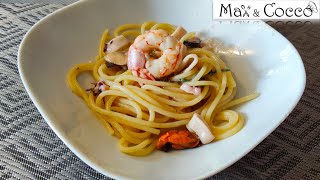 SPAGHETTI allo SCOGLIO Bianchi con Preparato Surgelato pronti in 30 MINUTI [upl. by Yecart173]